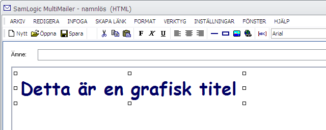 Grafisk titel