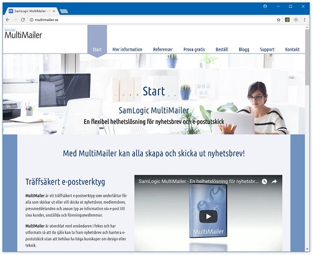 Ny hemsida för MultiMailer