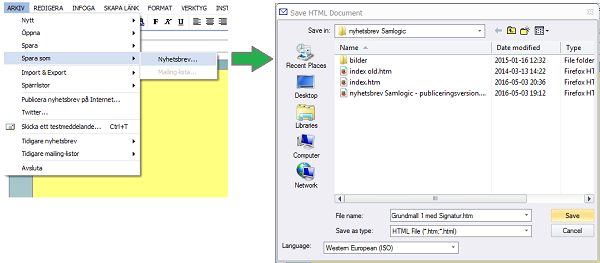 Menyalternativet Arkiv - Spara som - Nyhetsbrev