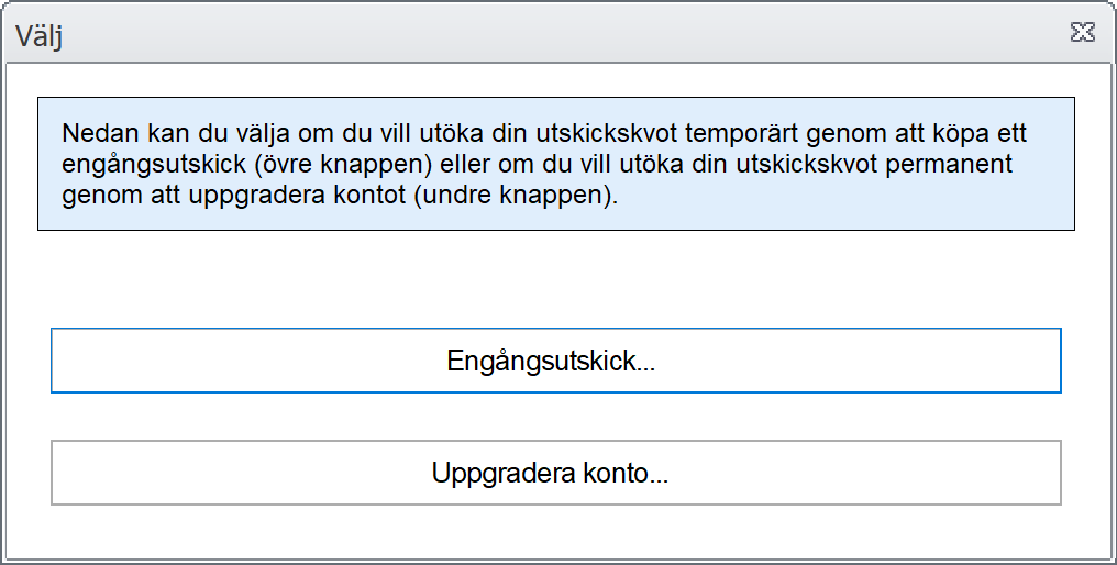 Dialogrutan 'Vlj'