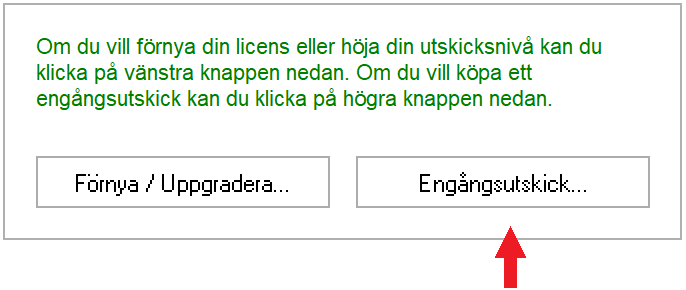 Engångsutskick