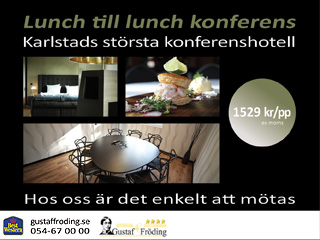 Se erbjudande från Best Western Gustaf Fröding Hotel & Konferens