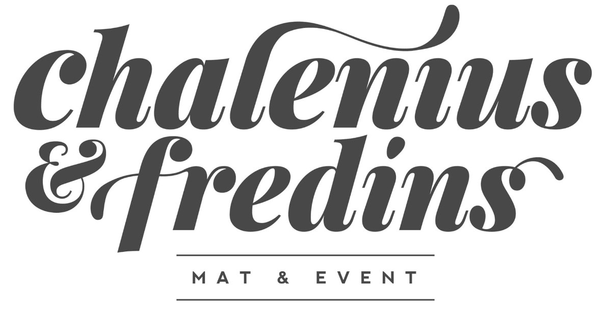 Logotyp Chalenius & Fredins Mat och Event