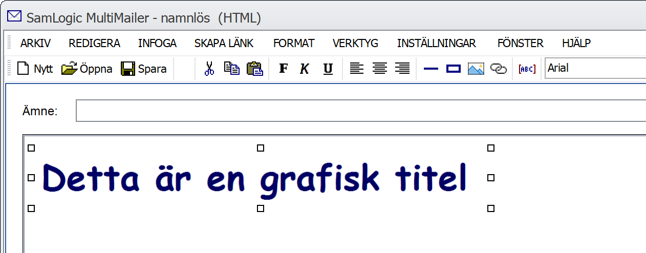 Grafisk titel