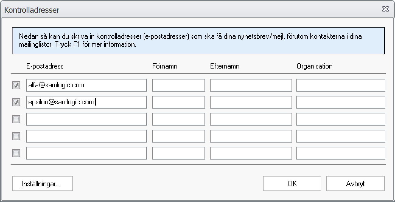 Kontrolladresser (3)